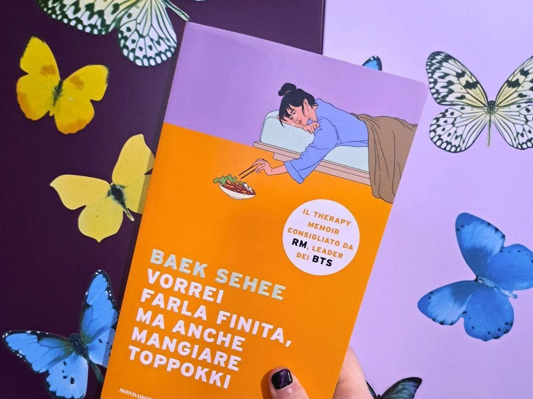 «Vorrei farla finita, ma anche mangiare Tteokbokki» di Baek Sehee : Therapy Memoir consigliato da RM dei&nbsp;BTS